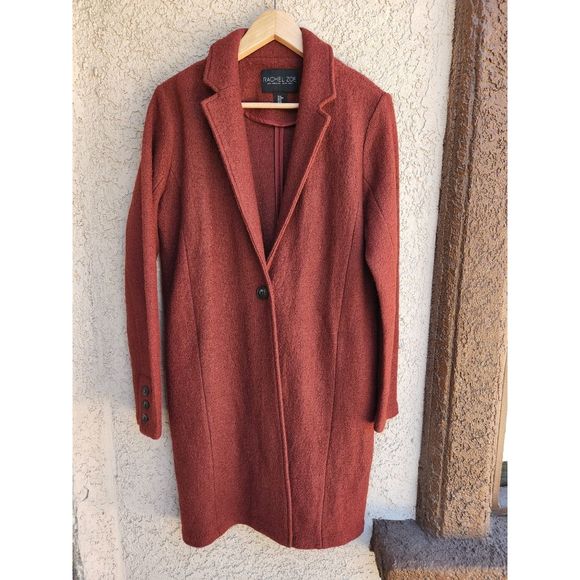 Rachel Zoe Rust Trench Coat - Picture 1 of 6